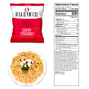 Savory Stroganoff freeze‑dried entrée pouch displayed with 6 total servings for long‑term food storage
