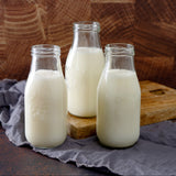 bottles containing the whey milk alternative survival food alternative