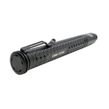 image highlighting the belt clip on the 16‑inch EZ‑Close baton, positioned along the grip for secure attachment