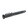 close‑up of the Tail‑Press EZ‑Close baton’s built‑in belt clip designed for secure attachment to clothing or gear