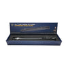 front view of the Tail‑Press 21‑inch EZ‑Close baton packaging featuring imagery of the baton and key details