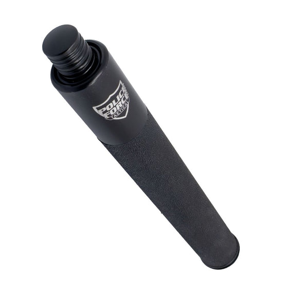 Police Force 20 inch Tail Press EZ Close expandable steel baton with nylon holster.