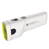 “TASER Bolt 2 shown from the front highlighting its compact, discreet design.”