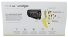 replacement TASER cartridges designed for C2, Bolt, Pulse, and Pulse+ devices packaging