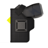 holster shown next to a TASER Pulse series device for compatibility reference