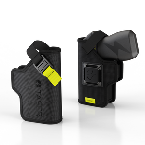 holster displayed at an angle highlighting contours and construction