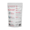 trail magic coffee pouch backside close‑up showing serving information and product details