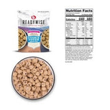 nutrition facts for trail treats cookie dough snacks case of 6 resealable pouches ready-to-eat snack for camping, travel, and emergency preparedness