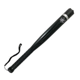 Streetwise Triple Defender rechargeable stun baton with 380-lumen tactical flashlight, military-grade aluminum construction, and 16-inch long-reach design for personal protection.