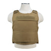 VISM XS-Small discreet plate carrier for compatible 8x10 soft body armor panels color tan.