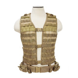 VISM PALS/MOLLE Tactical Vest – Black, Medium–XL