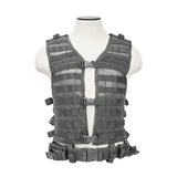 VISM PALS/MOLLE Tactical Vest – Black, Medium–XL