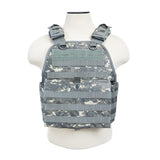 VISM Digital Camo Medium-2XL plate carrier with PALS webbing and reversible cummerbund.
