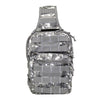 VISM sling utility bag in digital camo featuring a compact cross‑body design and rugged exterior fabric.