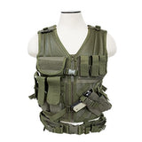 Large‑format green MOLLE tactical vest with expanded panel coverage and rugged field‑ready build.