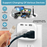 4K UHD Wall Outlet Charger with WiFi Hidden Security Camera