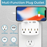 4K UHD Wall Outlet Charger with WiFi Hidden Security Camera