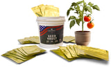 Wise Food Storage Heirloom Seed Vault bucket shown with all of the contents