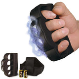 ZAP Blast Knuckles Stun Gun with ergonomic rubber knuckle grip, nylon holster, and compact self-defense design.