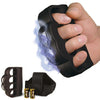 ZAP Blast Knuckles Stun Gun with ergonomic rubber knuckle grip, nylon holster, and compact self-defense design.